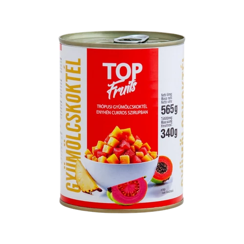 Top Fruits trópusi gyümölcskoktél 565/340g