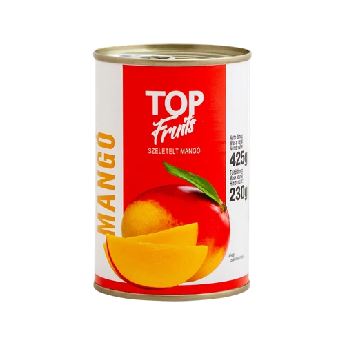 Top Fruits mangó szeletelt 425/230g