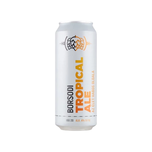 Borsodi Tropical ALE 0,5l dobozos sör (4%)