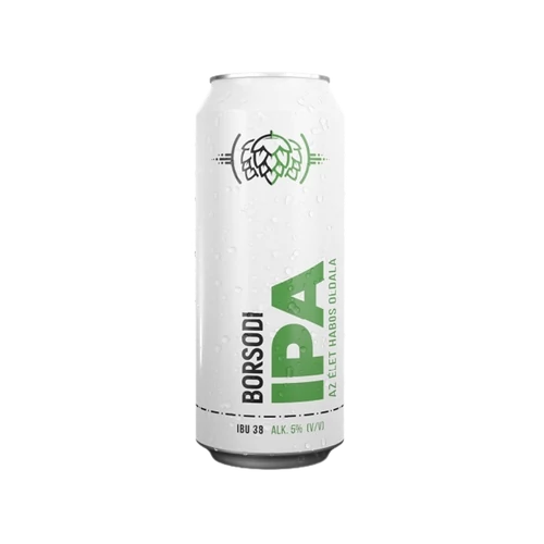 Borsodi IPA 0,5l dobozos sör DRS (5%)