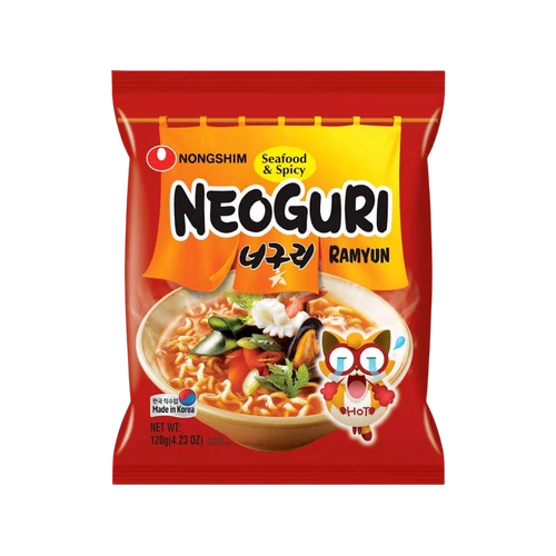 Nongshim Neoguri Hot-csípős instant tészta 120g