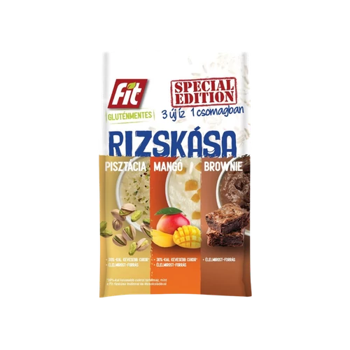 Fit rizskása Multipack Spec.Ed. 3x60g glut.ment. Pisztácia-Mangó