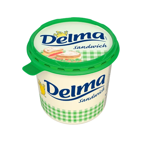 Delma tégelyes 900g Sandwich