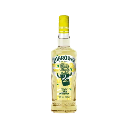 Zubrowka Shot Citrom-Menta vodka 0,5l (18%) DRS