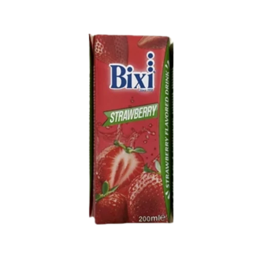 Bixi Eper ízű ivólé 0,2l cukor+édesítő