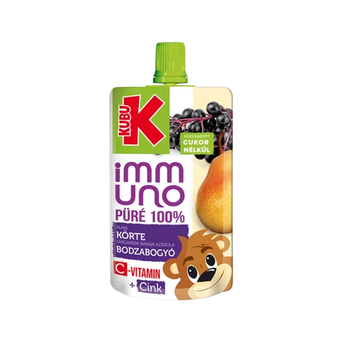 Kubu IMMUNO Körte-Bodzabogyó püré 100g