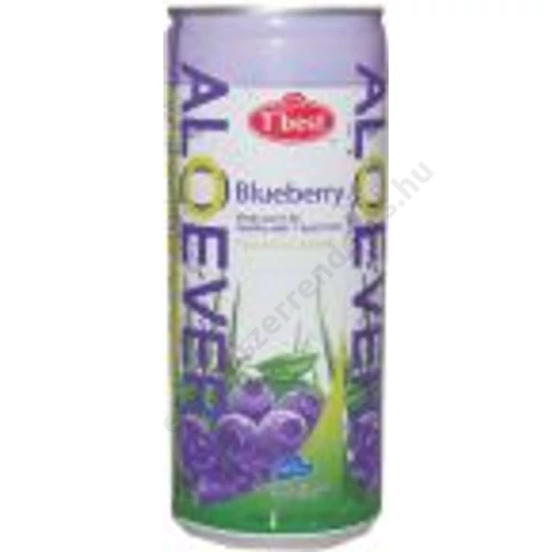 Aloe Vera rostos gyümölcsital 240ml Áfonya