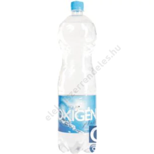 Aqua Oxigén Plusz szénsavas ivóvíz 1,5l PET