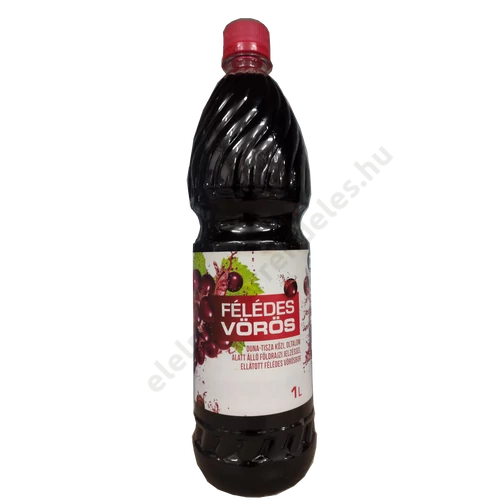 Asztali Vörös félédes bor 1l 144/sor