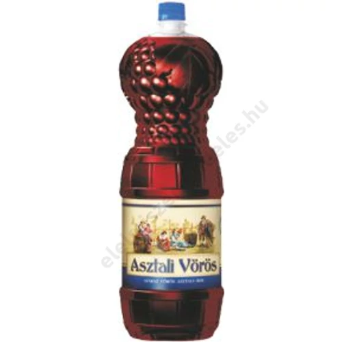 Asztali vörös száraz bor 2l 9,5% 384/rkl