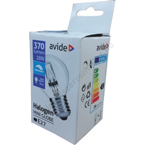 Avide Halogén izzó Classic Mini 28W E14 2000h