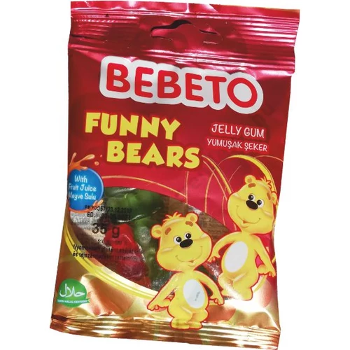 Bebeto gumicukor 35g Funny Bears