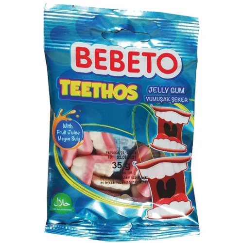 Bebeto gumicukor 35g Teethos