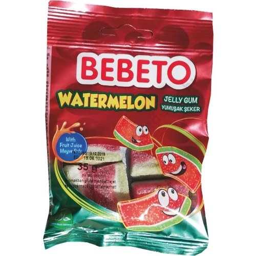 Bebeto gumicukor 35g Water melon
