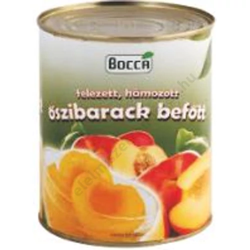 Bocca öszibarackbefött 820g Konzerv