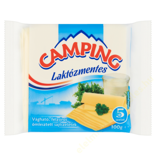 Camping szeletelt sajt 100g laktózmentes