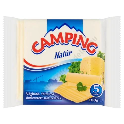Camping szeletelt sajt 100g natúr