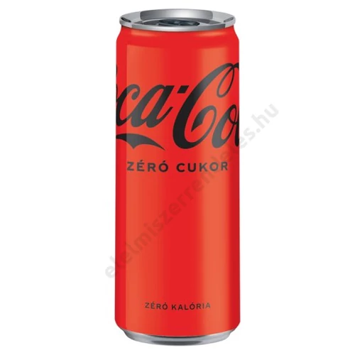 Coca-Cola Zero 330ml fémdobozos