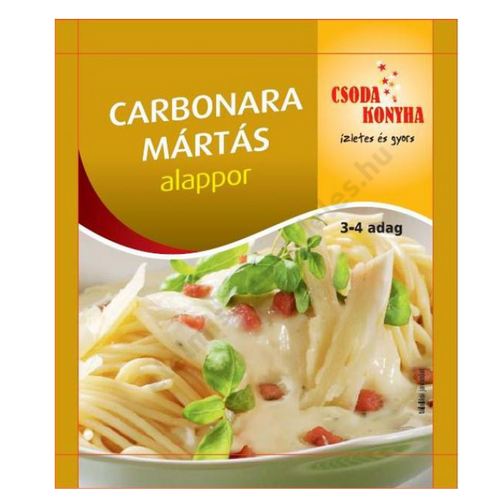 Csoda Konyha Carbonara mártás alappor 26g  17cs/#