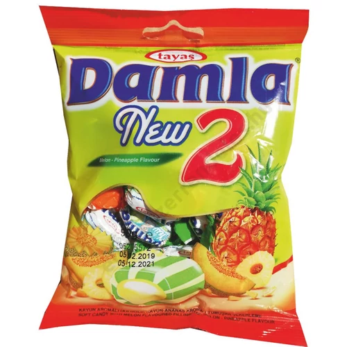 Damla Puhakaramella 90g Görögdinnye és trópusi 24db/#