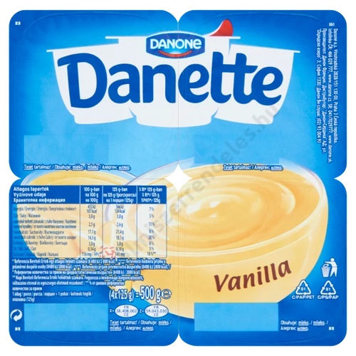 Danette 4x125g vaníliás