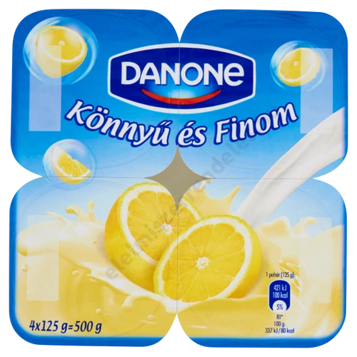 Danone joghurt 4x125g Citrom