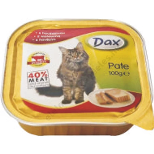 Dax macskaeledel 100g marha alutasakos