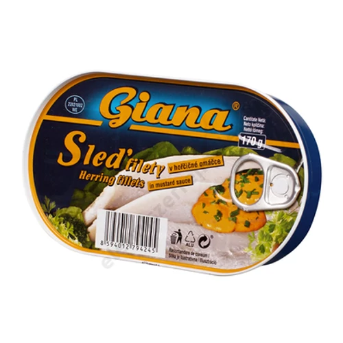 Giana Heringfilé mustár szószban 170g