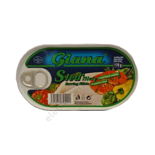 Giana Heringfilé paprika szószban 170g
