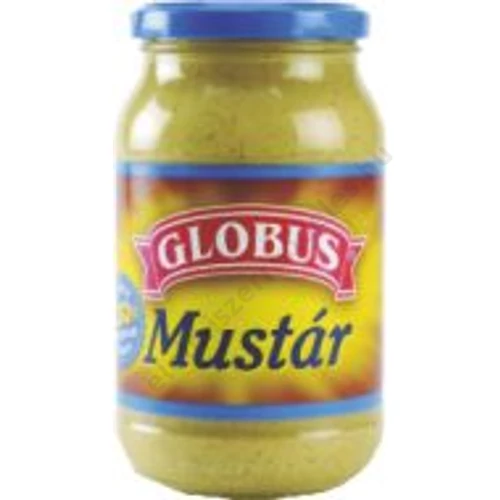 Globus Mustár 470g üveges   6db/#