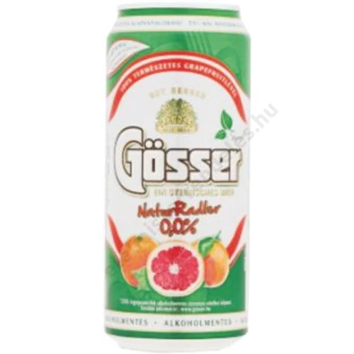 Gösser 0,5l NaturZitrone Grapefruit alkoholmentes dobozos