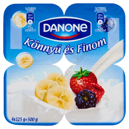 Danone joghurt 4x125g Banán-Erdei gyümölcs