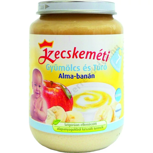 Kecskeméti bébiétel alma-banán&amp;gyümölcs-túró 190g