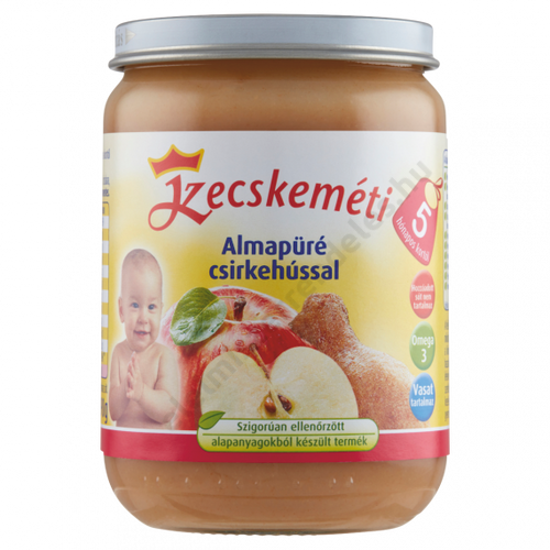 Kecskeméti bébiétel almapüré csirkehússal 190g