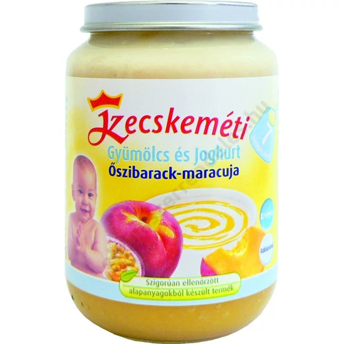 Kecskeméti bébiétel öszibarack-maracuja-gyümölcs-joghurt 190g