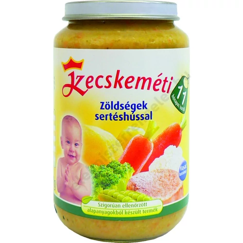 KK.bébiétel zöldségek sertéshússal 220g