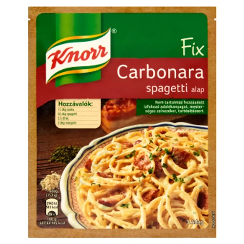 Knorr Carbonara spagetti alap 26g  30db/#