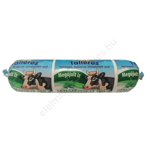 Talléros tömlős sajt 100g Zöldfűszeres