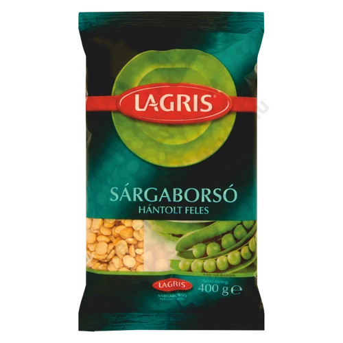 Lagris Sárgaborsó 500g hántolt, feles    12db/#