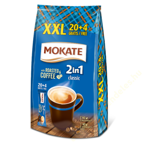 Mokate XXL 2in1 Classic instant kávé 20+4x14g