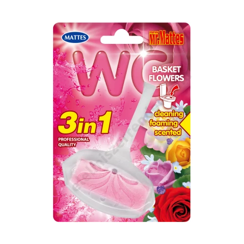 Mr.Mattes 3in1 WC blokk 40g kosaras Tropical