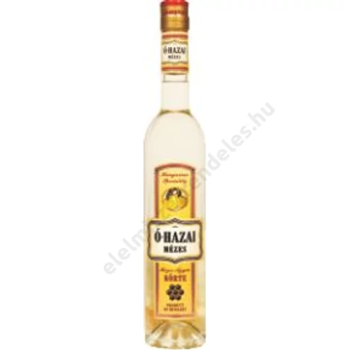 Ó-hazai Mézes Ágyas 0,5l Körte 30% likőr DRS
