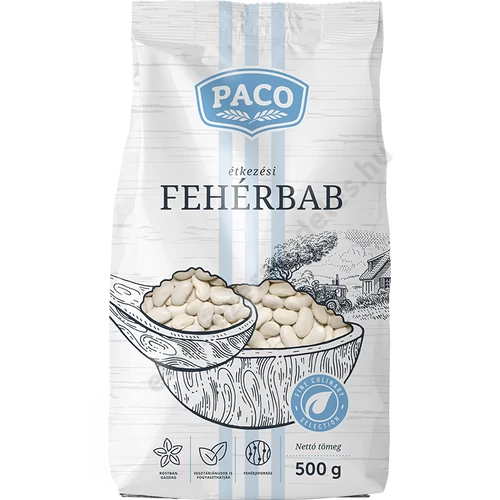 PACO Fehérbab 500g  20db/#