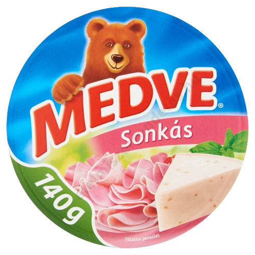 Pan. Medve 140g dobozos sajt sonkás