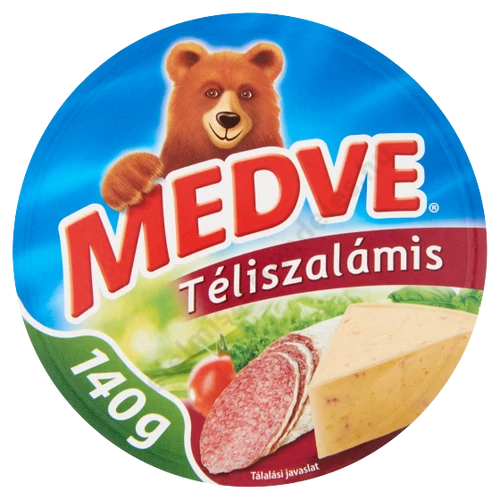 Pan. Medve 140g dobozos sajt téliszalámis