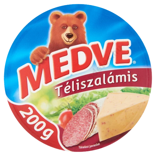 Pan. Medve 200g dobozos sajt téliszalámis