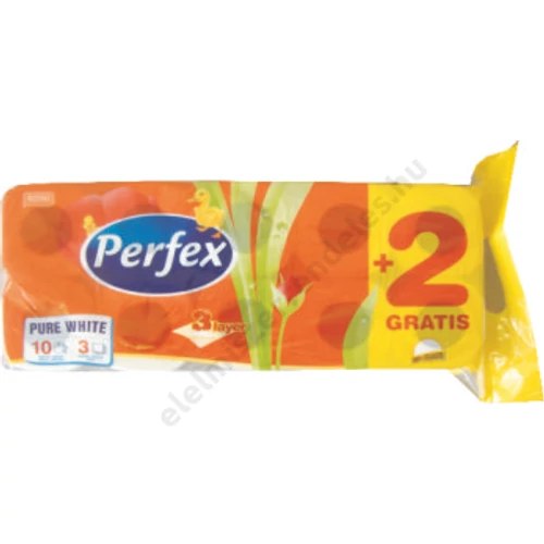 Perfex Toalettpapír 8+2 tek 3rtg. Boni 90lap
