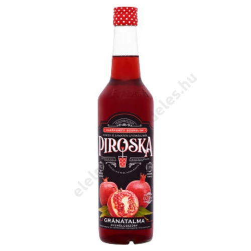 Piroska szörp 0,7l Gránátalma