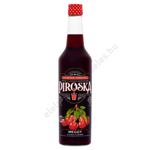 Piroska szörp 0,7l Meggy