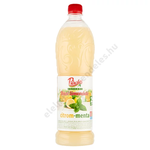 Pölöskei gyümölcsszirup 1l Citrom-menta